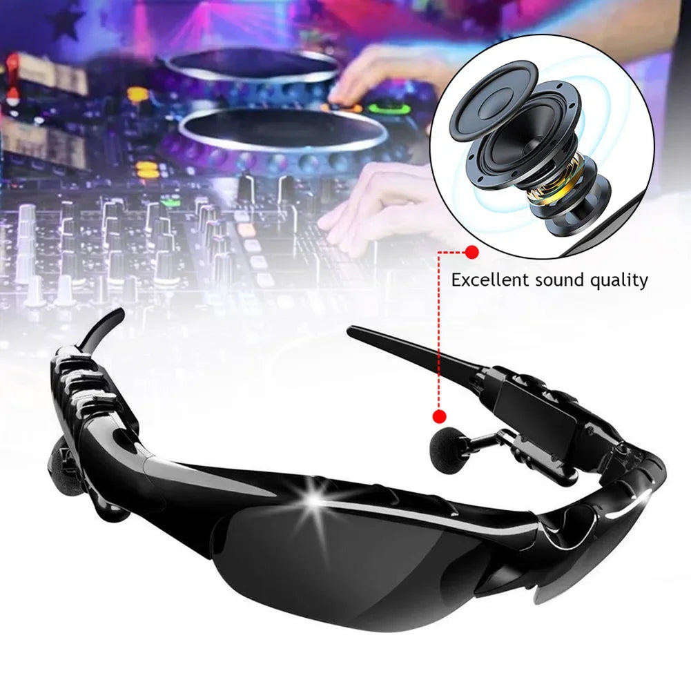 5.0 Smart Bluetooth Audio Glasses Outdoor Sports Cycling Surround Sound Headphones Listen to Music Call Polarized Sunglasses