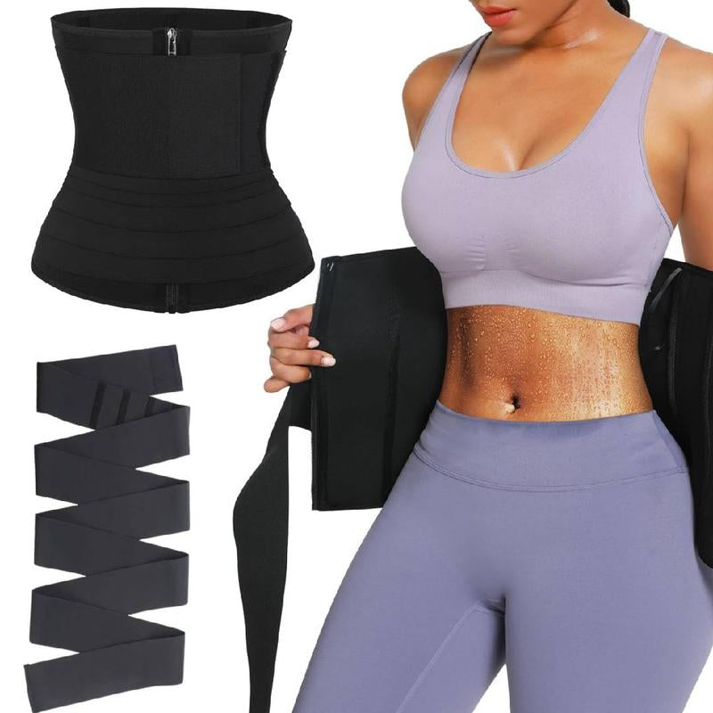 Soo Slick Waist Wrap for Tummy Control: Snatch Me up Waist Trainer Belt Fits up to 5XL. Enjoy Sexy, Comfortable Shapewear That Flatters Every Figure!