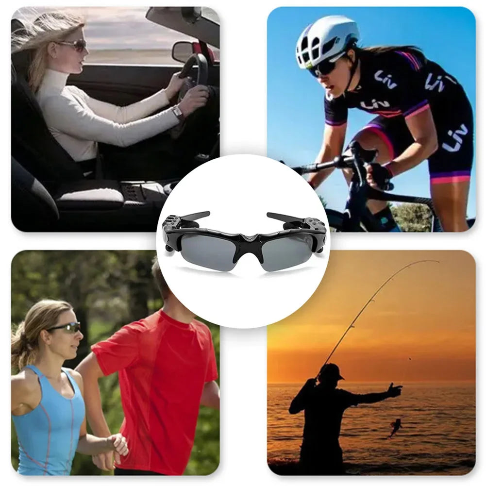 5.0 Smart Bluetooth Audio Glasses Outdoor Sports Cycling Surround Sound Headphones Listen to Music Call Polarized Sunglasses