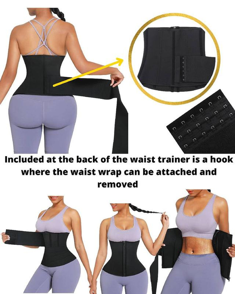 Soo Slick Waist Wrap for Tummy Control: Snatch Me up Waist Trainer Belt Fits up to 5XL. Enjoy Sexy, Comfortable Shapewear That Flatters Every Figure!