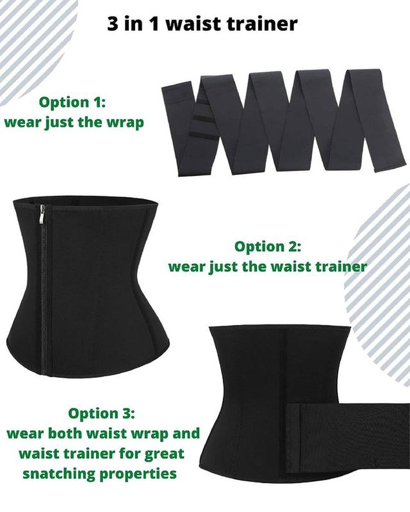 Soo Slick Waist Wrap for Tummy Control: Snatch Me up Waist Trainer Belt Fits up to 5XL. Enjoy Sexy, Comfortable Shapewear That Flatters Every Figure!